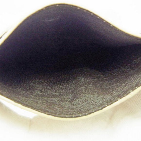 Auth Saint Laurent Card Case Beige Brown Woman - Picture 5 of 6